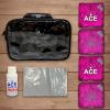 CornholeAce Iconic - Purple - ACE Pro Bag Kit: 4 Bags + Break-in Kit + Carry Case - Professional Cornhole Bags Dual Sided Slick Stick view 2