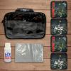 CornholeAce Iconic - Atlanta - ACE Pro Bag Kit: 4 Bags + Break-in Kit + Carry Case - Professional Cornhole Bags Dual Sided Slick Stick view 2