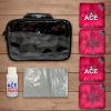 CornholeAce Iconic - Pink - ACE Pro Bag Kit: 4 Bags + Break-in Kit + Carry Case - Professional Cornhole Bags Dual Sided Slick Stick view 2