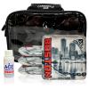 CornholeAce Iconic - Boston - ACE Pro Bag Kit: 4 Bags + Break-in Kit + Carry Case - Professional Cornhole Bags Dual Sided Slick Stick view 1