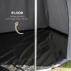 Outsunny 15.4'x15.4'x8.5' Teepee Tent, Waterproof Camping Tent with Porch Area, Floor and Carry Bag, for 2-3 Person Outdoor Backpacking Camping Hiking, Coffee view 4