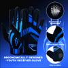 Alytree Youth Football Gloves, High Tack Silicone Grip Glove, Performance Enhanced Kids Receiver Gloves, No-Slip for Youth Boys & Girls 8-12 view 3
