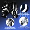 Alytree Football Gloves for Youth Wide RECEIVERS 8-12, NO-Slip Adjustable Super Sticky Gloves with Silicone for Boys and Girls (Patented) view 2