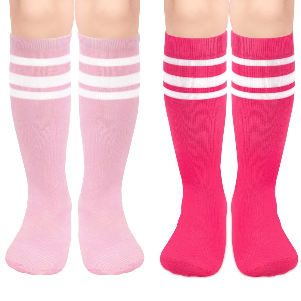 Girls Soccer Socks Girls Youth Soccer Socks Girls Softball Socks for Girls Youth Baseball Socks Kids Soccer Socks Youth