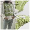 Hyipels Women's Sweater Vest,Y2K Sleeveless Pattern Preppy Style Knitted Crop Tank Top for Girl view 2