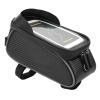 NDNCZDHC Bike Phone Bag, Bike Phone Mount Top Tube Bag Waterproof Bike Phone Front Frame Bag Saddle Case Holder Accessories Compatible with Phone Under 6.6 view 1