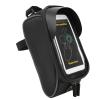 NDNCZDHC Bike Phone Bag, Bike Phone Mount Top Tube Bag Waterproof Bike Phone Front Frame Bag Saddle Case Holder Accessories Compatible with Phone Under 6.6 view 4