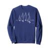Sailing Boats on Open Water Nautical Boating Men's Boat Sweatshirt view 1