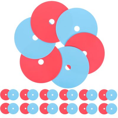 BESPORTBLE 30pcs Football Training Markers Non- Exercising Discs for Soccer Practice Pe Material Multi-Functional Sign Pads for Drills and Sports Training