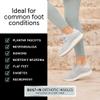 ABEO MXV Cruise Walking Shoes Women | Orthopedic Shoes for Women | Built-in Plantar Fasciitis Insoles | Plantar Fasciitis Relief Off White, 6.5 Medium view 4