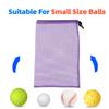 GSE Games & Sports Expert 18"x12" Purple Mesh Drawstring Bag for Baseballs, Softballs, Tennis, Pickleball Balls, Golf Balls. Mesh Sports Equipment Bag with Lock for Gym, Swim Gear, Laundry & Toys view 3