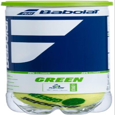 Babolat Kids Play & Stay Green Tennis Balls (3 Balls)