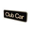 Drive-up Name Plate for Club Car Tempo Emblem Black Gold for Golf Cart-7.72" X 2.68" view 3