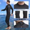 Full Body Swimsuit Wetsuit Rash Guard Diving Suit for Men Adult One Piece Long Sleeve UV Protection Swimwear view 3