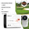 AOFAR GX-7N Golf Rangefinder Update Version with AI Technology, Continuous Scan, Slope and Angle Switch Button with Indicator, Flag-Lock with Pulse, High-Precision, Waterproof for Tournament view 2