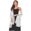 SURVODJA Women Shawls and Wraps for Evening Dress Lightweight Scarf Wedding Guest Shawl Wrap Bridesmaid Scarves(Ivory,79''27') view 4