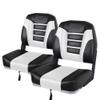 MSC Fishing Folding Boat Seats,One Pair Pack (S104 Black/White) view 1
