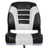 MSC Fishing Folding Boat Seats,One Pair Pack (S104 Black/White) view 3