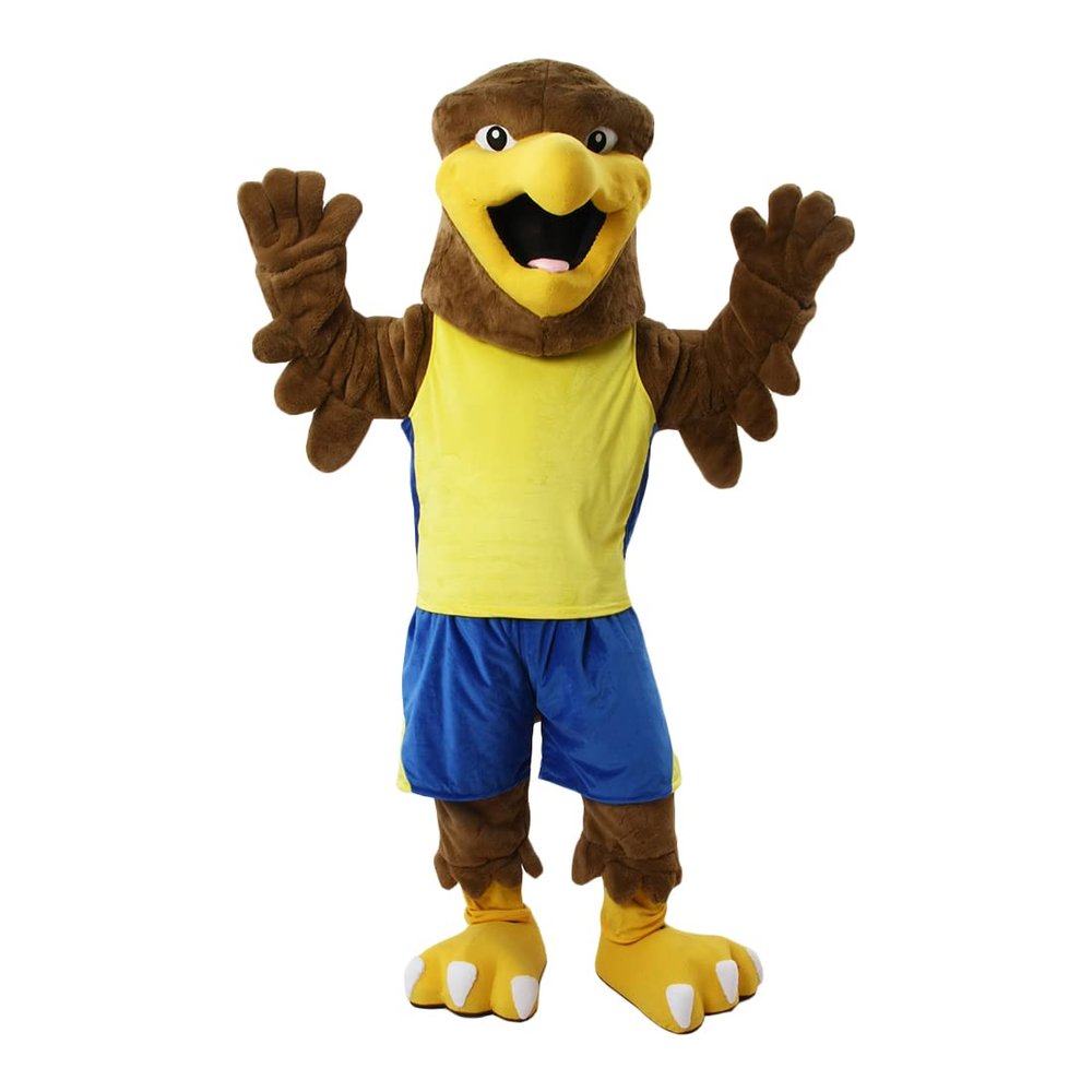 Brown Eagle Mascot Costume Cartoon Cosplay Party For Adult
