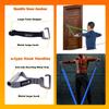 J Bryant Fitness Heavy-Duty Resistance Band Bar with 2 Resistance Bands, E-Shaped Hook Design, 500lb Load Capacity, Anti-Slip Surface, Carry Bag Included, for Strength Training and Fitness view 4