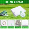 aikeec Golf Simulator Impact Screen: Ultra Clear Golf Impact Screen for Indoor Golf Training, 8.2 ft x 8.2 ft Impact Screen for Home Projector Practice with 38 pcs Grommet Holes view 3