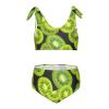 Aflyko Fruit Girls' Swimwear Kiwi Green Summer 2-Piece Bikini Set Beachwear 3-10T view 1