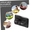 BESPORTBLE Kayak Anchor Bracket Mount Clip Track Mount for Inflatable Boats and Fishing Kayaks Easy to Install Support for Secure Stability Water view 3