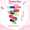 2Pcs Ribbon wands Rainbow Dance for Kids, 78.74 Inch Rhythmic Gymnastics Ribbon Dancer Wand with Rod, Soft Rainbow Ribbon Twirling Dance Streamers for Kids Girls Adults Artistic Dancing (Colorful) view 2