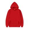 CRFANSHIRT Casual Unisex Hoodies Sweatshirt for Men Women, Comfortable Lightweight Fleece Adult Pullover with Pockets Red XL view 3