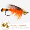 BESPORTBLE 300pcs Fishing Lure Beads Slotted Float Beads for Fly Tying Tungsten Fishing Supplies Portable and Easy to Use view 2
