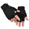 Fingerless Biking Gloves - Tactical & Airsoft Training, Fishing & Biking Gloves for Men & Women (Black, Small) view 1