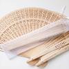 TYU Customized FansPersonalized Hand Fans for Weddings with NamePersonalized Hand Fans for Women FoldablePersonalized Hand Fans Bulk (50pcs) view 2