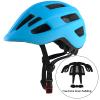 Tlamee Kids Bike Helmet with Protective Gear Set, Safety Knee Elbow Pads Wrist Guards for Ages 3-5-8 Years Boy Girl Skateboard Cycling Scooter Roller Sports Light Blue view 2