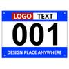 Muka Custom Race Bibs, Tyvek Bib Numbers 001-500, 8-1/4 x 6 Inch Full Printing Marathon Race Number view 2