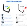 3-Hole Kayak Storage Rack, Kayak Wall Mount Garag Hooks for Hanging Surfboard, Paddleboards, Canoe, Ladder, Bicycle, Folding Chairs, Hose, Snowboard and Tools view 2