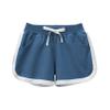 EISHOW Kids Summer Sports Jogger Shorts with Pockets Fashionable Soft Cotton Bottoms for Toddler Child Baby Girls Boys (Blue,4T) view 1