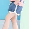 EISHOW Kids Summer Sports Jogger Shorts with Pockets Fashionable Soft Cotton Bottoms for Toddler Child Baby Girls Boys (Blue,4T) view 4