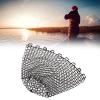 Alvinlite Rubber Replacement Net,Clear Rubber Replacement Mesh Bag Fly Fishing Net 47cm/18.5" Depth for Fly Fishing Landing Net view 2
