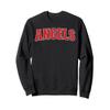 Angels California Souvenir Trip College Style Red Text Sweatshirt view 1