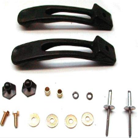2 Strap & 2 Post kit with hardware compatible with Ski Doo Snowmobile Part# 12-1890 OEM# 861 7739 00