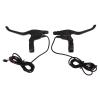 Yuecoom Electric Bike Brake Lever, Aluminum Black Waterproof Brake Handle Electric Bike Brake Handle Grip Replacement Parts Black view 1