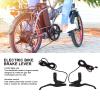 Yuecoom Electric Bike Brake Lever, Aluminum Black Waterproof Brake Handle Electric Bike Brake Handle Grip Replacement Parts Black view 2