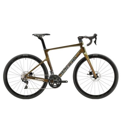 KABON Carbon Road Bike, 700C Carbon Fiber Frame Road Bike with Shimano 105 22 Speed Disc Brake Racing Bicycle for Men and Women (Chameleon Green, 50cm)