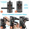 Desing Wish Bike Water Bottle Holder, 16-24oz Bike Cup Holder with Removable Non-Slip Straps Multiple Installation Methods Insulated Bike Bottle Holder for Mountain Bike, Road Bike, eBike, Scooter view 2