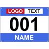 Muka Custom Race Bibs, Tyvek Bib Numbers 001-300, 8-1/4 x 6 Inch Full Printing Marathon Race Number view 1