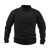 AAGAZA Outdoor Men Jacket, Winter Fashion Thermal Zipper Pullover Breathable Coat Clothing for Fishing Travel Cycling Hiking/1605 (Color : Black S) view 3