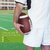 jiaonun 6 Pack Official Size 9 Football Balls Inflatable with Pump for Adult, College, high School, Regulation Size Football, Composite Leather Foot Ball view 2