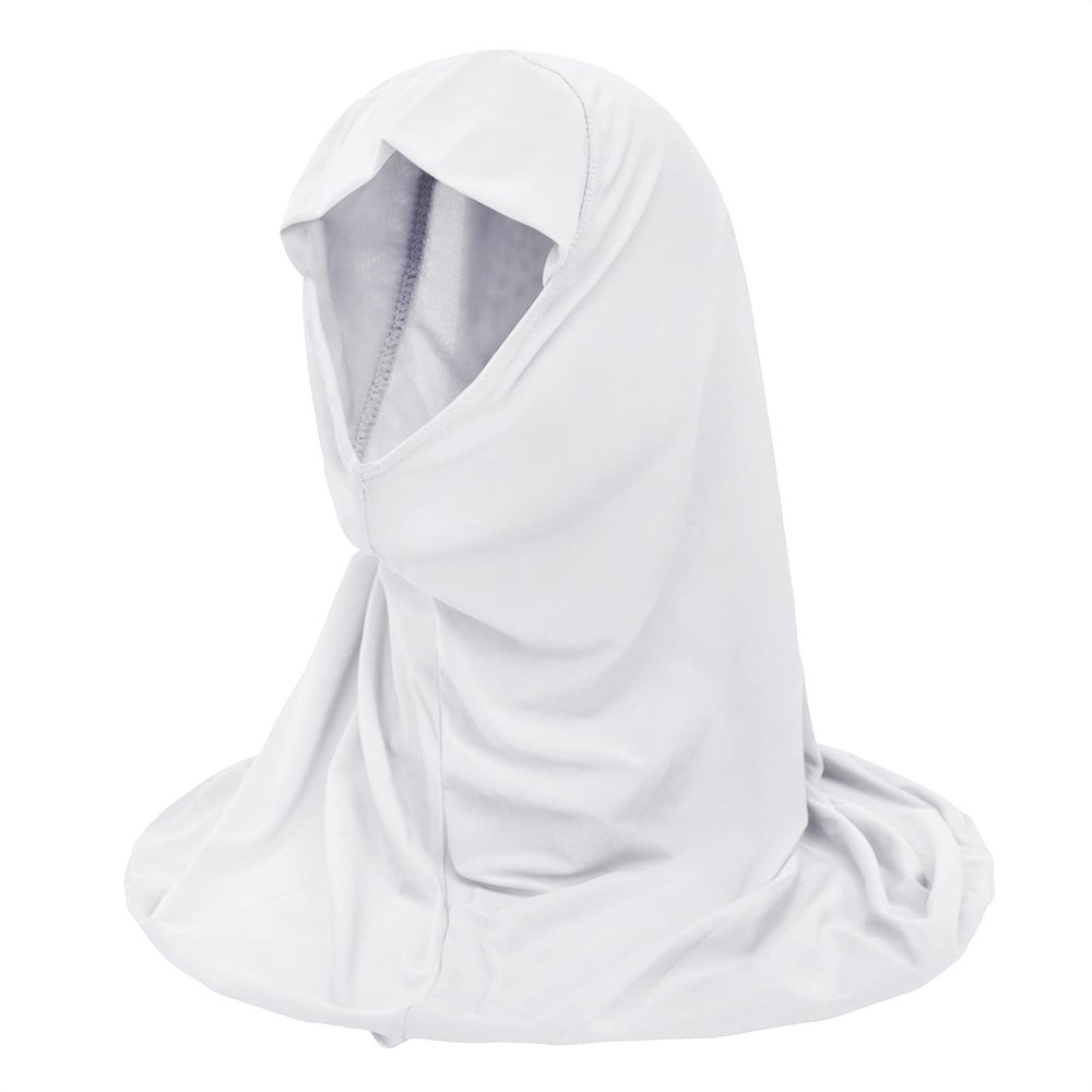 MioCloth Girls Kids One Piece Hijab Head Cover, Instant Hijab Scarf, Soft Jersey Turbans Prayer Headscarf Muslim Abayas Dress Jilbab