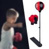 AAGAZA Durable Punching Bag with Stand, with Gloves Sport for Exercise Adults Agility Gift Boys/1832 (Color : 1 Glove) view 4