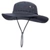 PLCWSCFV Sun Hats for Men Bucket Boonie UV Protection UPF50+ Waterproof Wide Brim Foldable Packable Fishing Beach Safari Dark Grey Large X-Large L XL view 1